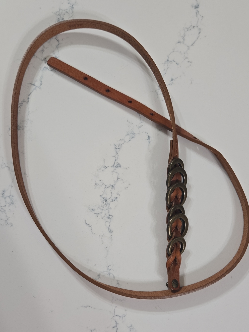 Garnet Hill Leather Belt